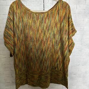 ￼Cato women’s short sleeve sweater Dolman yellow feminine fall plus size